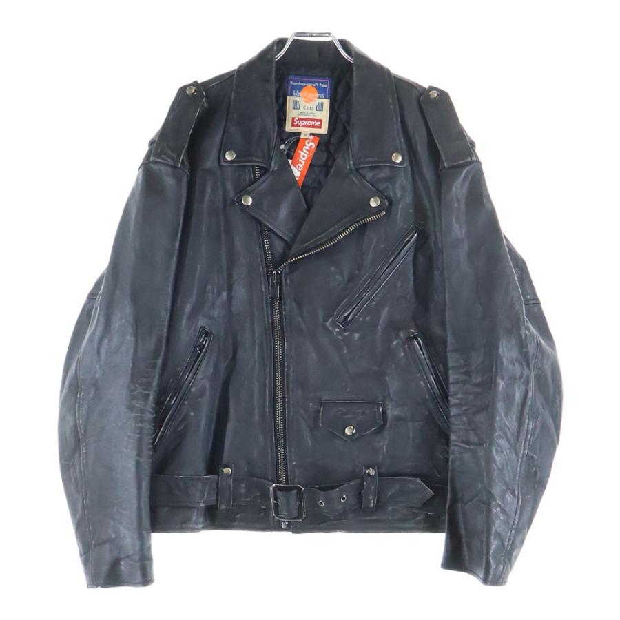 ジャケット・アウター Supreme Blackmeans Painted Leather jack Fall/Winter 2023 Preview – Supreme