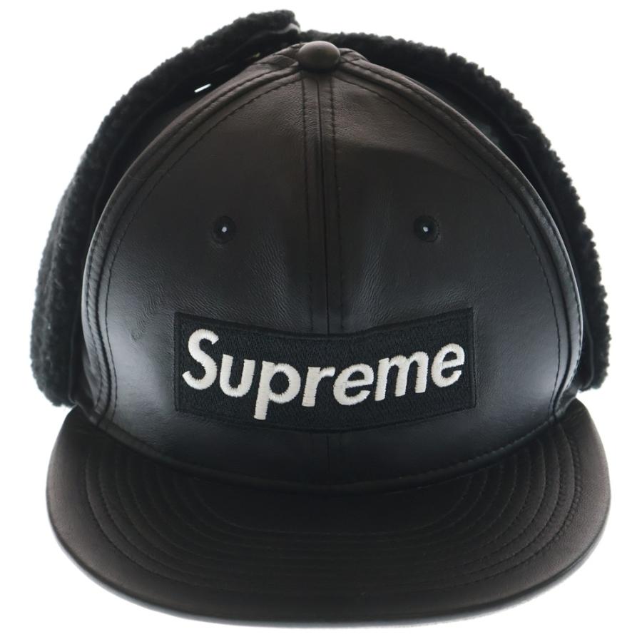 Supreme（シュプリーム） 22AW ×NEW ERA Leather Earflap Box Logo