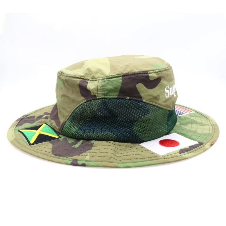 Supreme かも柄　ハット　sサイズ　小さめ Supreme（シュプリーム） 20SS Flags Boonie フラッグスブーニー 国旗
