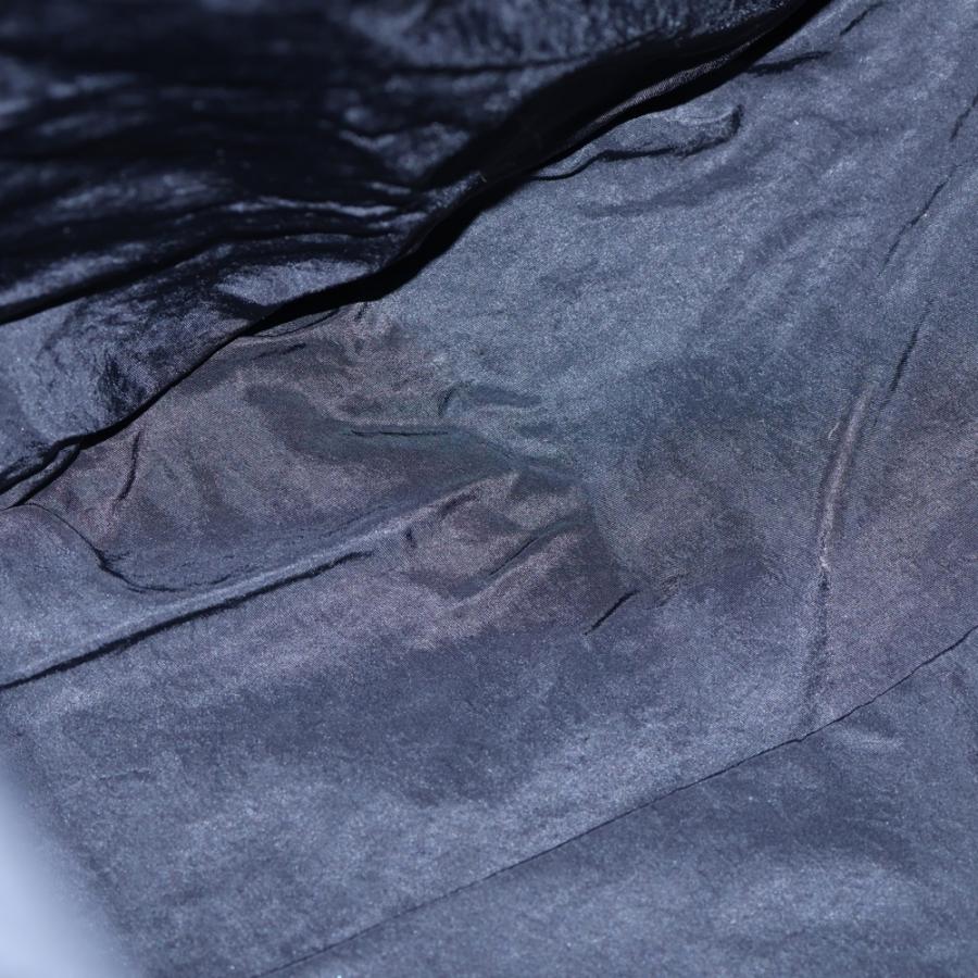 ワイズ 18AW NYLON TWILL QUILT LOGO EMBROIDERY BAG ロゴ ナイロンツイル キルティング トートバッグ ハンドバッグ ブラック YV-I01-690