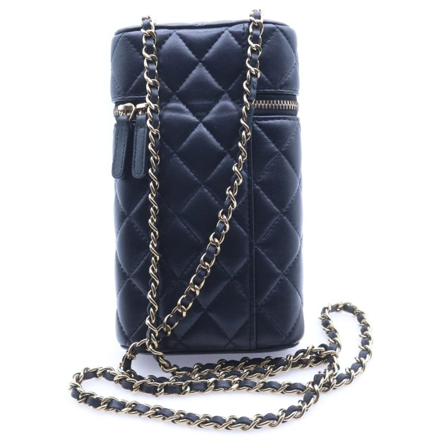 CHANEL（シャネル） ココマーク マトラッセ バニティ ラムスキン