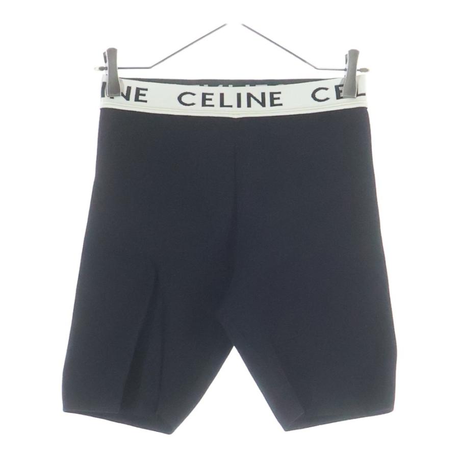 CELINE（セリーヌ） ウエストリブロゴ コットン ショートパンツ
