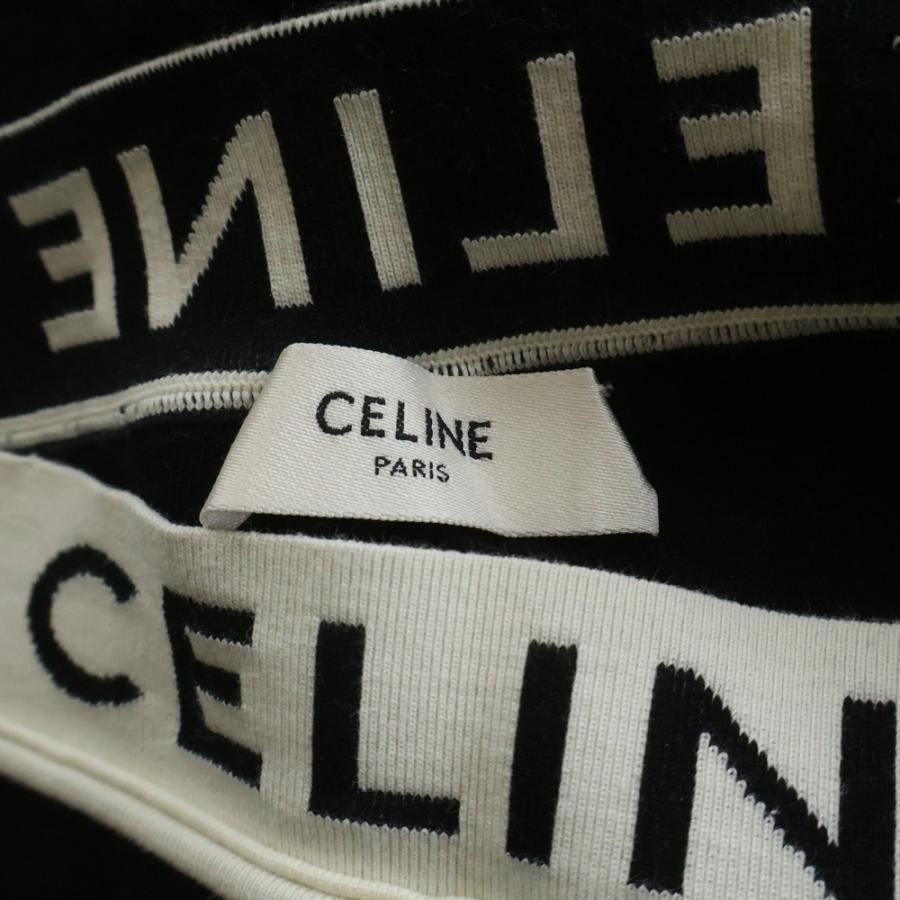 CELINE（セリーヌ） ウエストリブロゴ コットン ショートパンツ