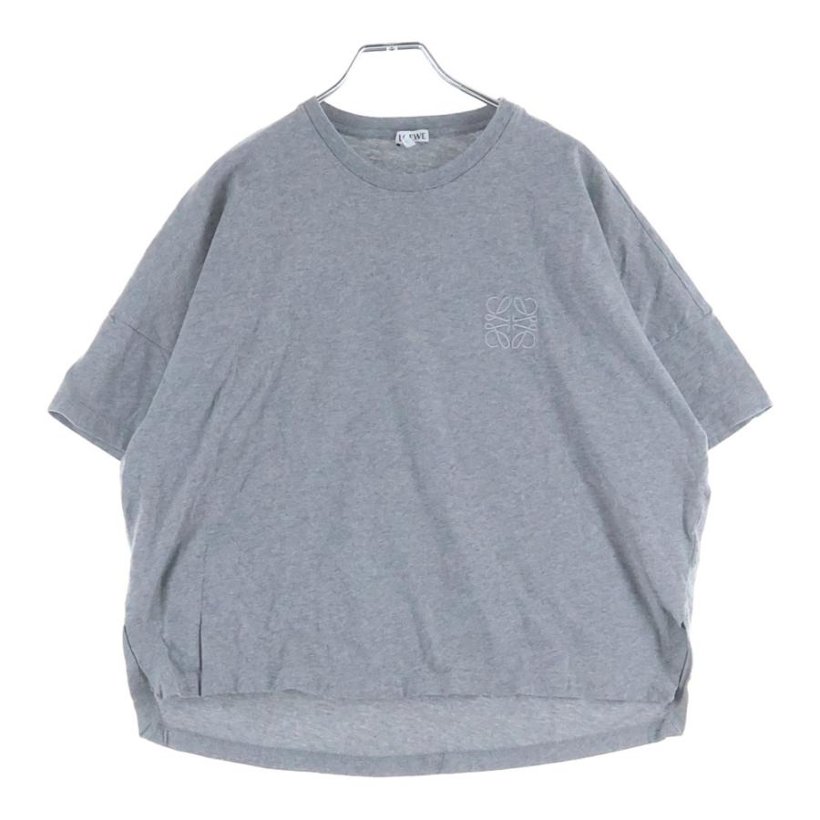LOEWE（ロエベ） アナグラム刺繍 ショートオーバーサイズ 半袖Tシャツ