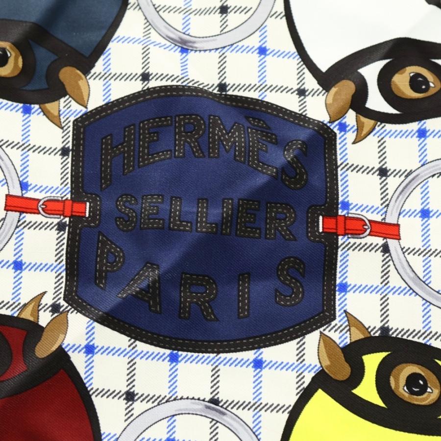 HERMES（エルメス） カレジェアン45 ガヴロッシュ タッタソール シルク