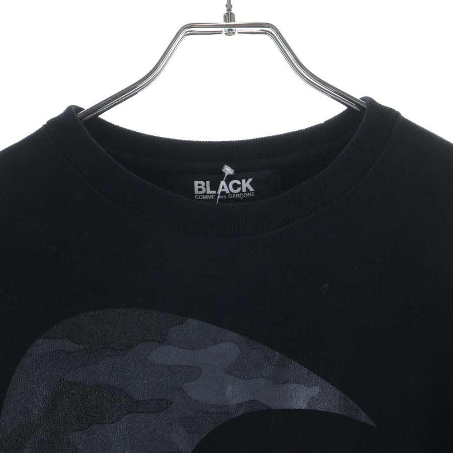 【美品】COMME des GARÇONS x NIKEブラック トレーナー BLACK COMME des GARCONS ブラックコムデギャルソン 18AW ×ナイキ ス