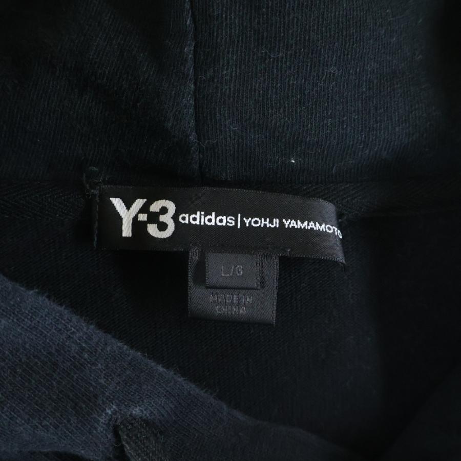 Y-3 ワイスリー シグネチャーロゴ スウェットプルオーバーパーカー