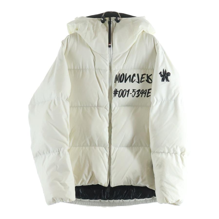 MONCLER GRENOBLE モンクレールグルノーブル 21AW MAZOD ジップアップ ナイロン ダウンジャケット ホワイト G20971A00017 5399E