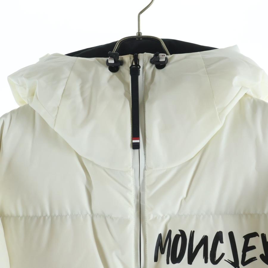 MONCLER GRENOBLE モンクレールグルノーブル 21AW MAZOD ジップアップ ナイロン ダウンジャケット ホワイト G20971A00017 5399E