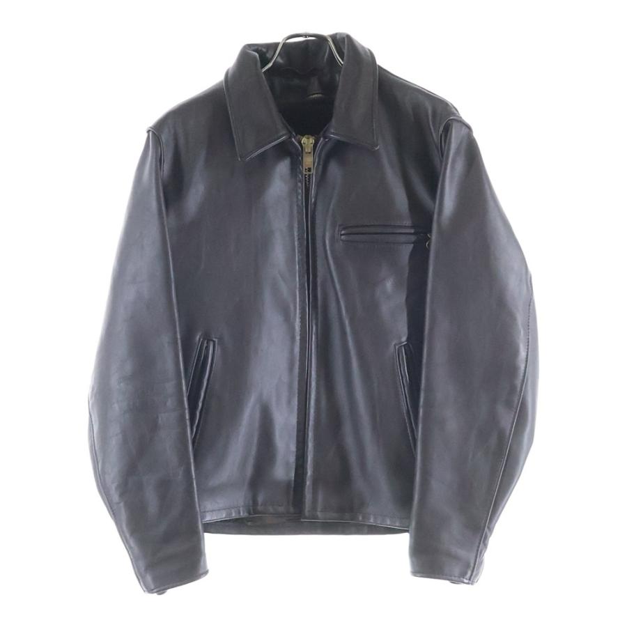 未使用保管品 AT101 SCHOTT ライダースジャケット USA製 ライナー SCHOTT ショット AT101 ファーライナー付き ジップアップ シングル