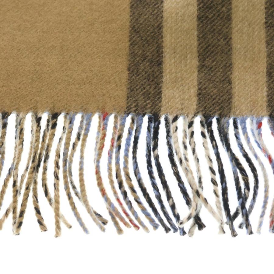 BURBERRY（バーバリー） ノバチェック カシミヤ ウール フリンジ