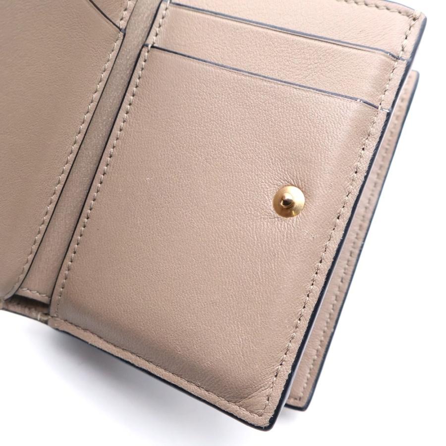 LOEWE（ロエベ） トライフォールド アナグラム レザー コンパクト