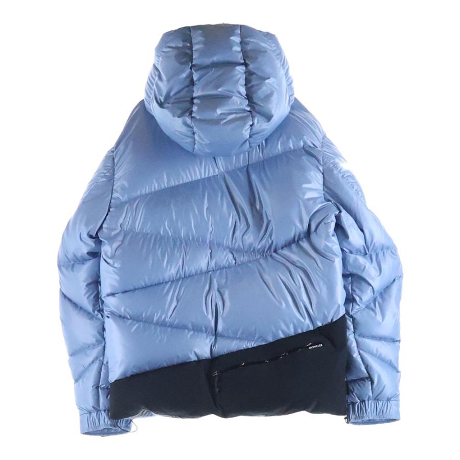 MONCLER モンクレール 23AW YONNE GIUBBOTTO フード付き ジップアップ ダウンジャケット ブルー I20911A00042 595ZJの画像