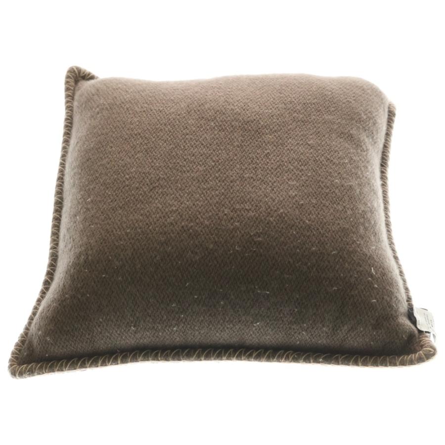 HERMES（エルメス） Hピタゴラス カシミヤ クッション グレージュ