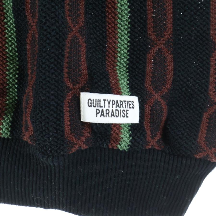WACKO MARIA（ワコマリア） 24SS STRIPED JACQUARD SUMMER KNIT POLO