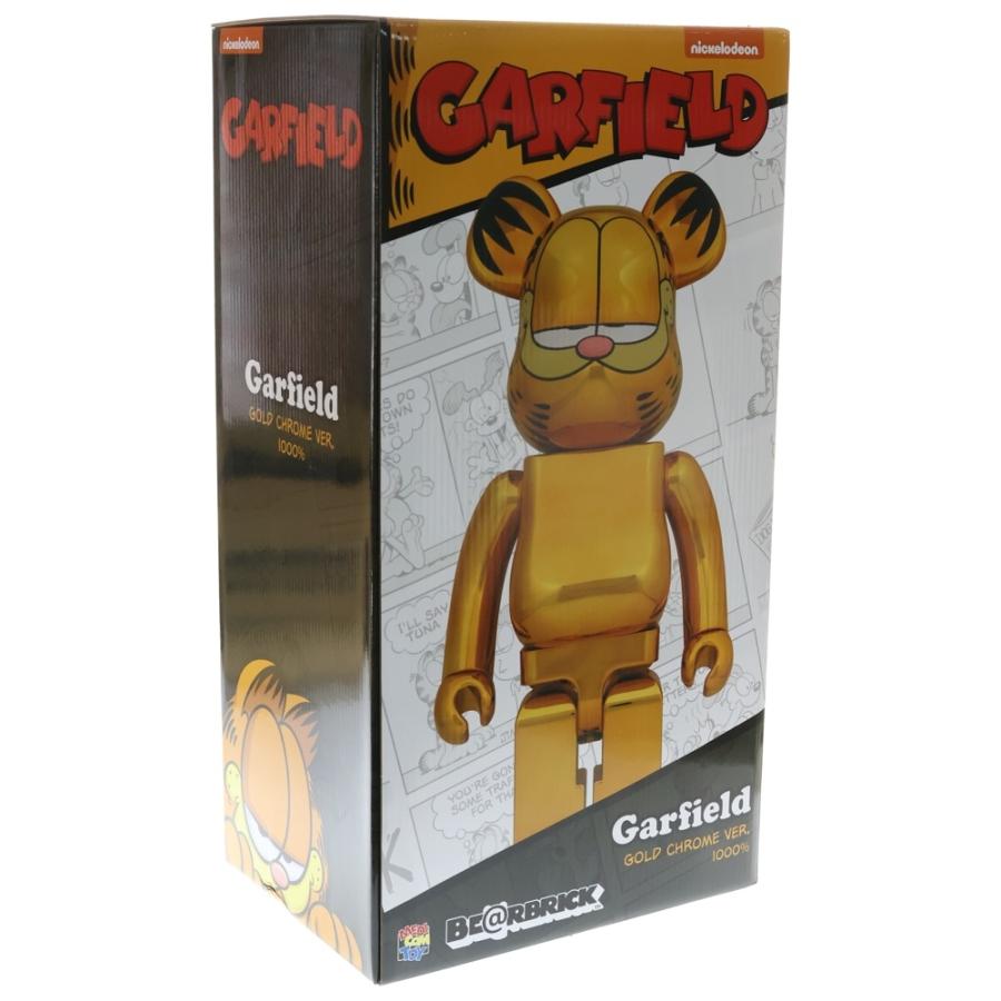 MEDICOM TOY（メディコム・トイ） BE@RBRICK GARFIELD GOLD CHROME Ver