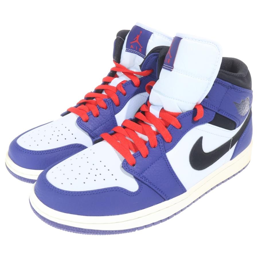 NIKE ナイキ AIR JORDAN 1 MID DEEP  エアジョーダン1 ディープ ロイヤル ミッドカットスニーカー ネイビー US10/28cm 852542-400 NIKE（ナイキ） AIR JORDAN 1 MID DEEP ROYAL エアジョーダン1
