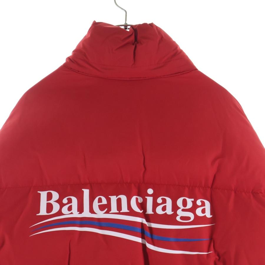 BALENCIAGA バレンシアガ 23AW キャンペーンロゴ ダウンジャケット レッド 758045 TYD36 BALENCIAGA（バレンシアガ） 23AW キャンペーンロゴ ダウンジャケット