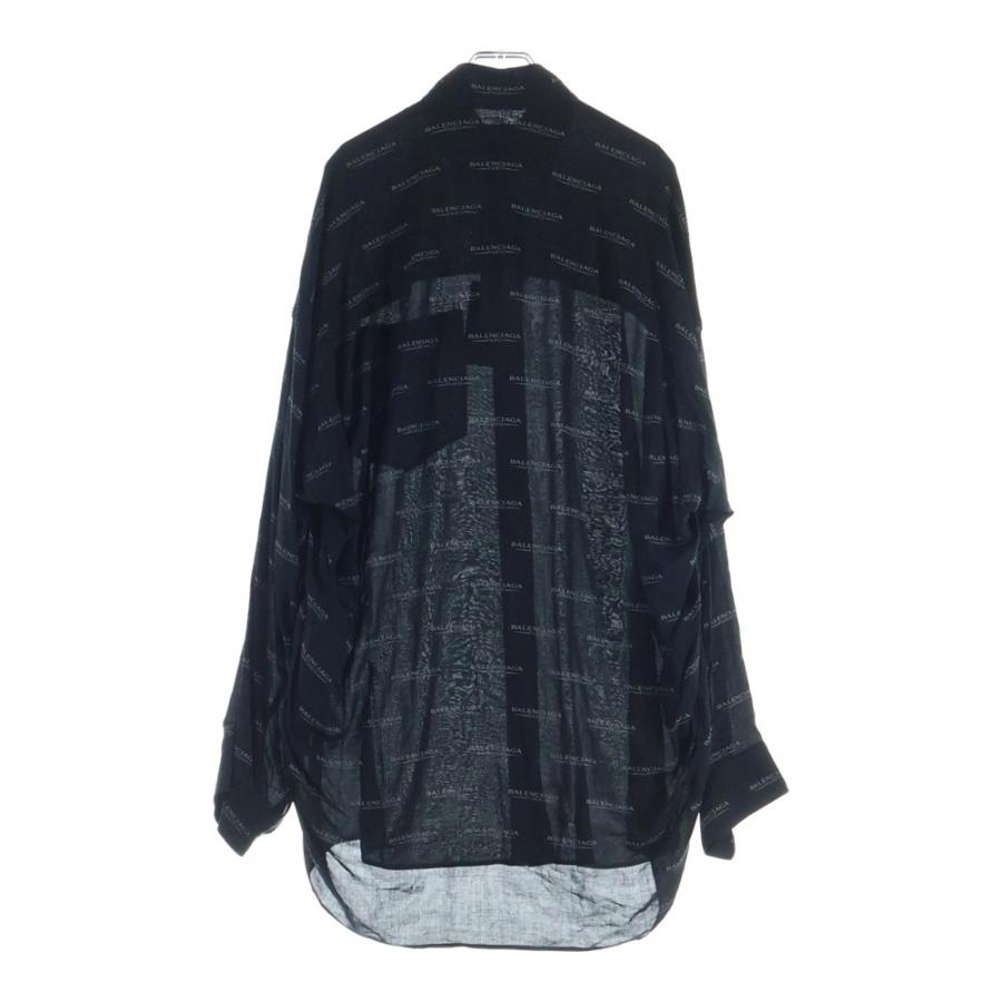 BALENCIAGA（バレンシアガ） 25SS ロゴプリント 総柄 長袖シャツ