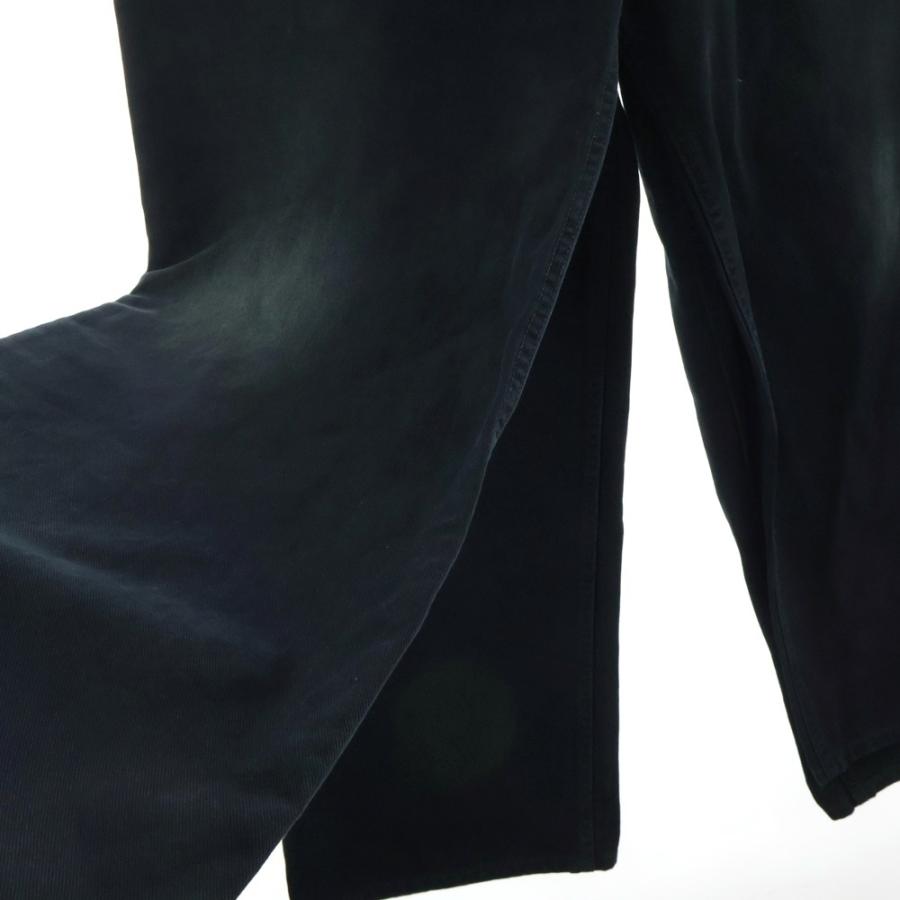 美品 バレンシアガ ブラックデニム ガウンコート 34 BALENCIAGA（バレンシアガ） 23AW DOUBLE FRONT ダブルフロントデニム