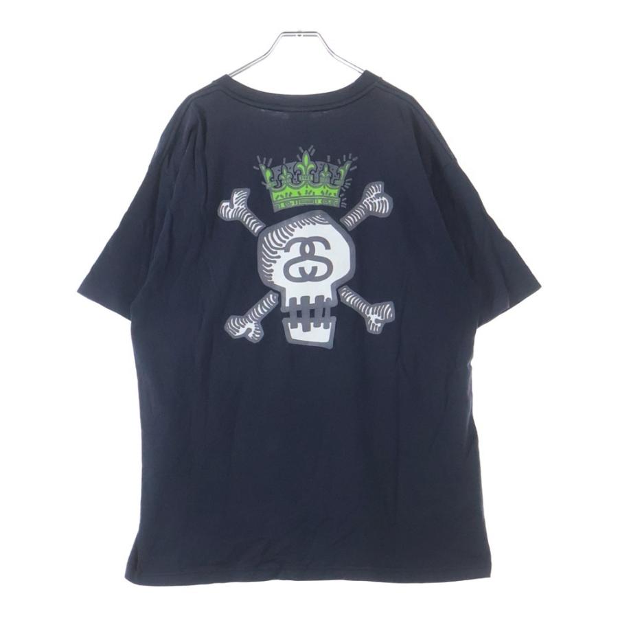 STUSSY（ステューシー） 90S VINTAGE OLD 紺タグ プリント クルー