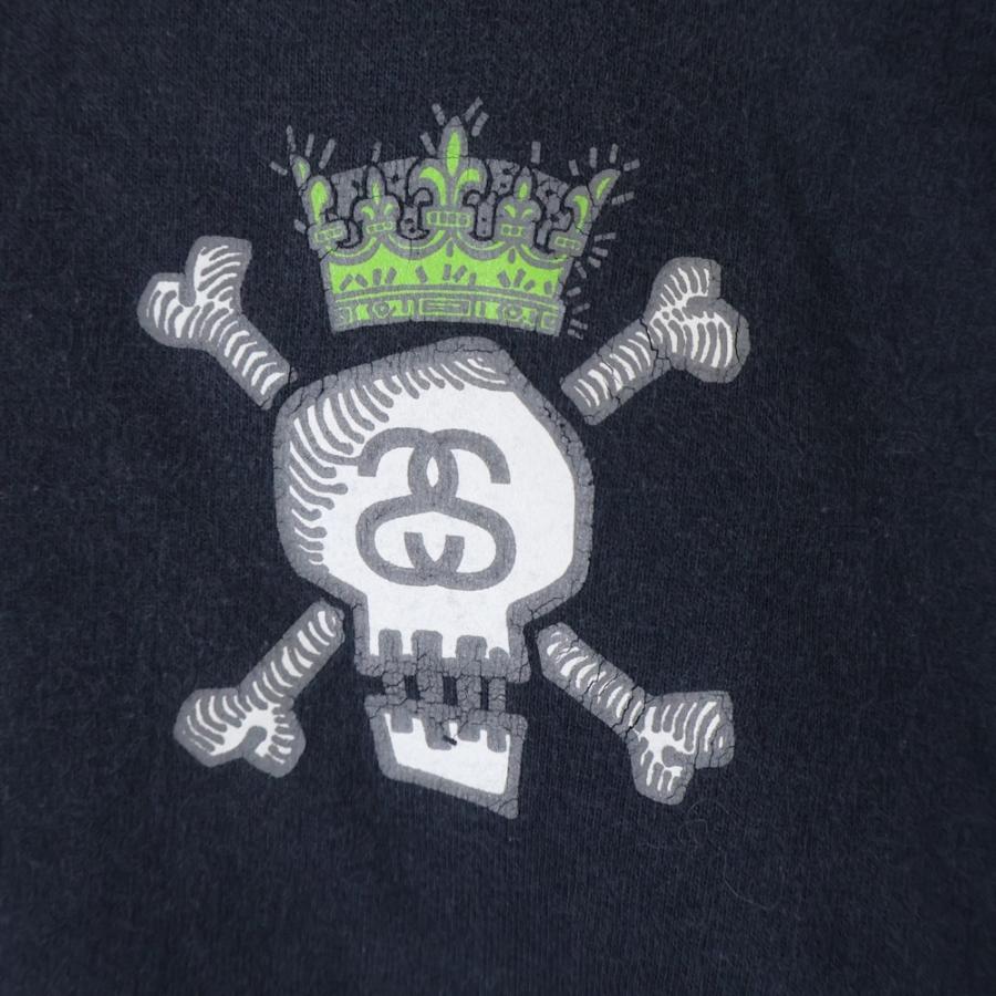 STUSSY（ステューシー） 90S VINTAGE OLD 紺タグ プリント クルー