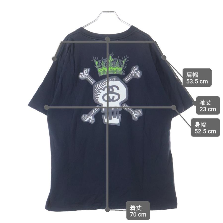 STUSSY（ステューシー） 90S VINTAGE OLD 紺タグ プリント クルー