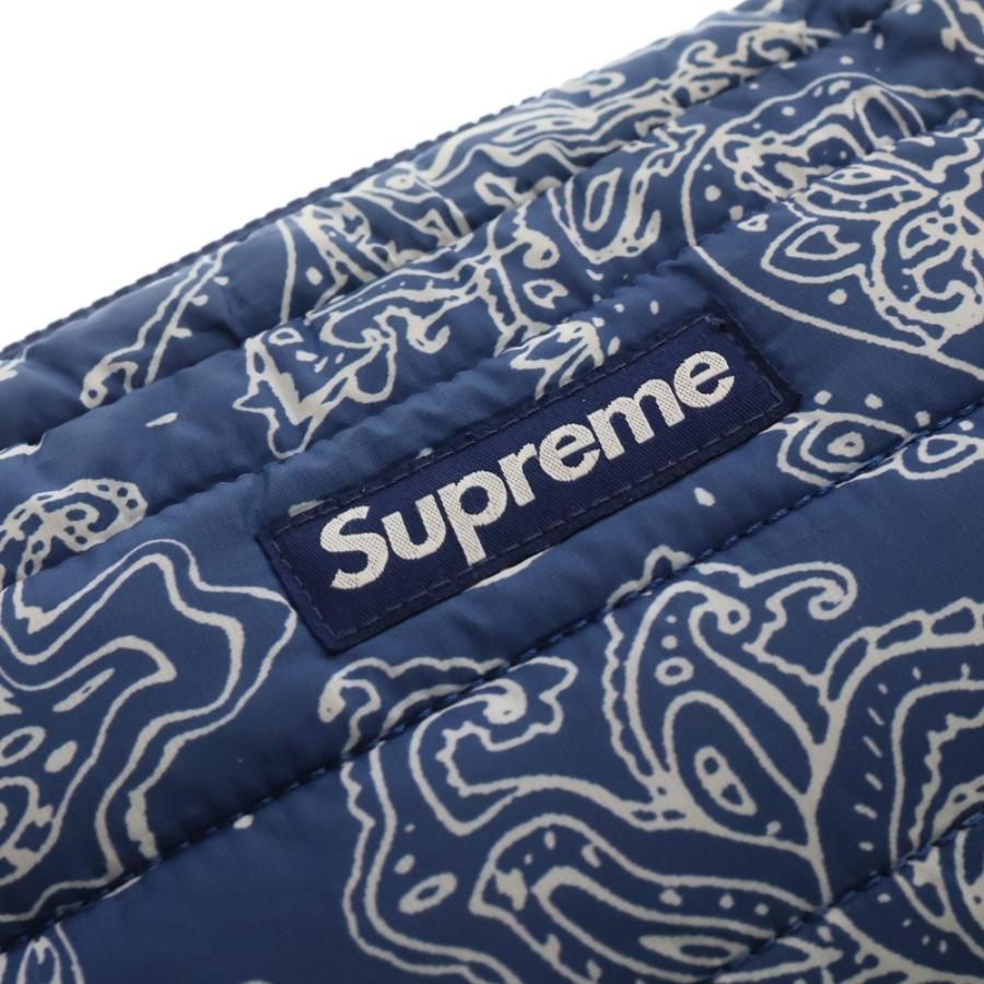 Supreme（シュプリーム） 22AW Puffer Side Bag ペイズリー柄 パファー