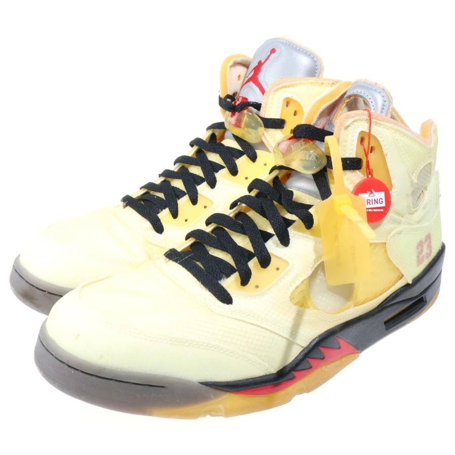 NIKE（ナイキ） ×OFF-WHITE AIR JORDAN 5 RETRO SP SAIL オフホワイト