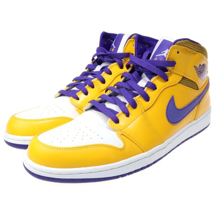 NIKE（ナイキ） AIR JORDAN 1 MID LAKERS エアジョーダン1 レイカーズ 