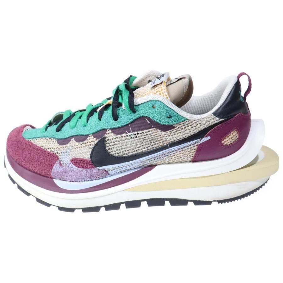 NIKE ナイキ ×sacai VAPORWAFFLE サカイ ヴェイパーワッフル ローカットスニーカー ボルドー/グリーン US12.5/30.5cm DD3035-200 NIKE（ナイキ） ×sacai VAPORWAFFLE サカイ ヴェイパーワッフル