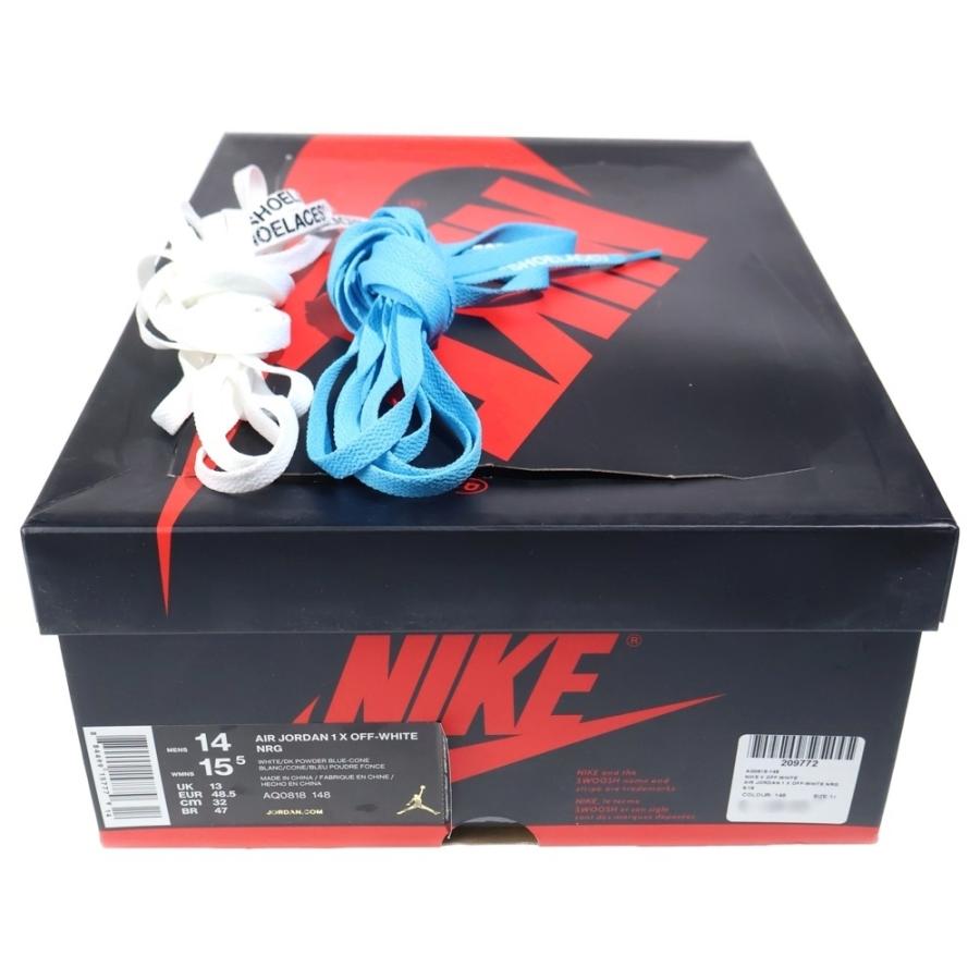 NIKE（ナイキ） OFF-WHITE AIR JORDAN 1 POWDER BLUE UNC オフホワイト