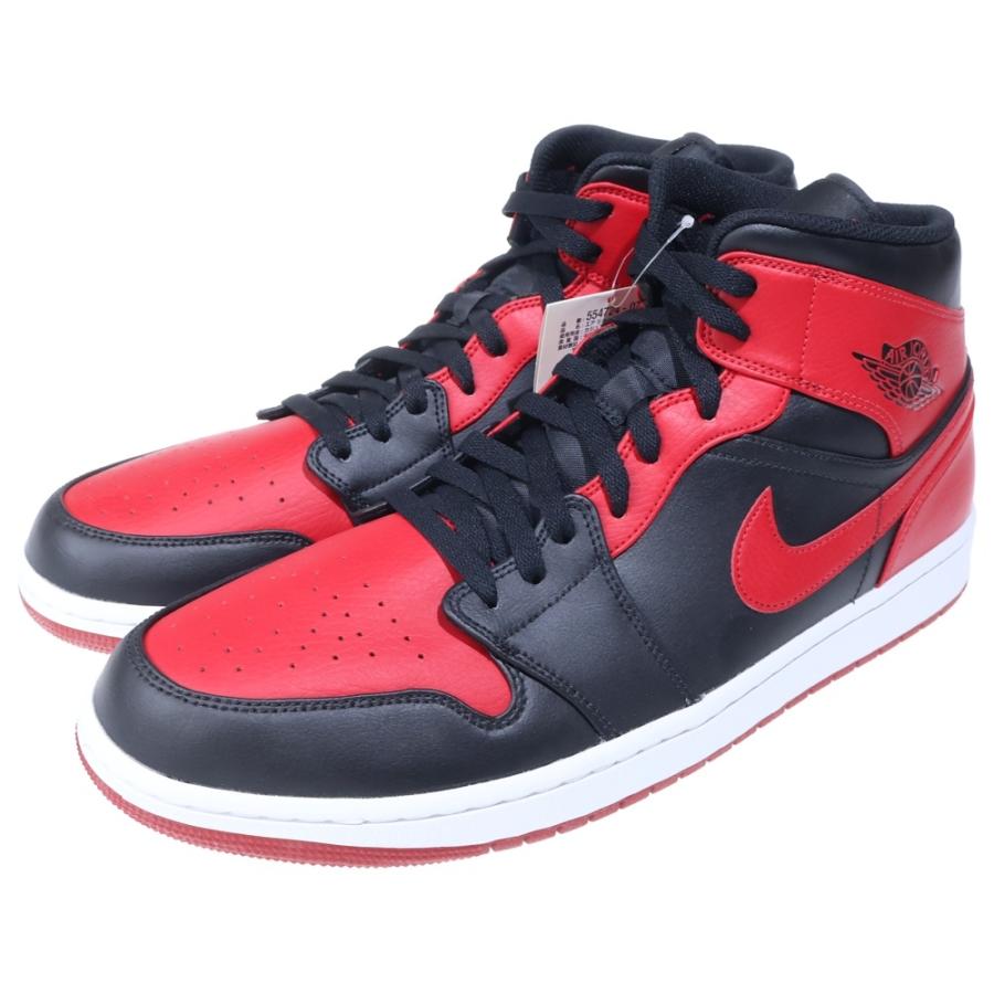 NIKE（ナイキ） AIR JORDAN 1 MID BRED エアジョーダン1 ブレッド 