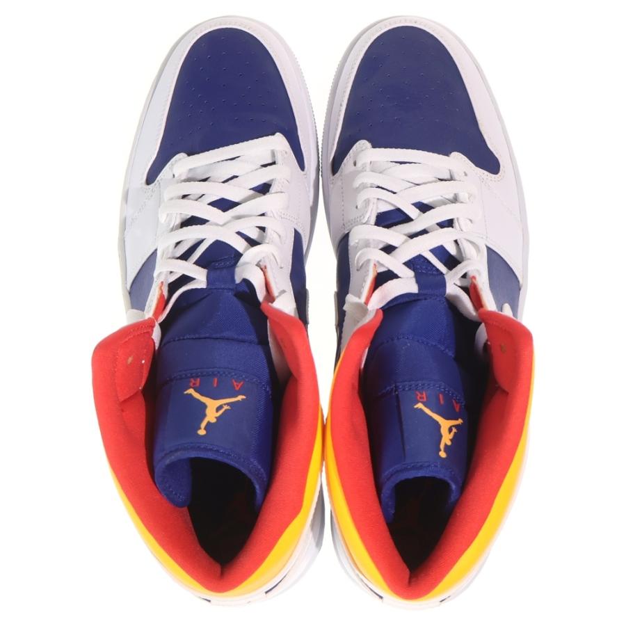 NIKE（ナイキ） AIR JORDAN 1 MID WHITE NAVY YELLOW エアジョーダン1