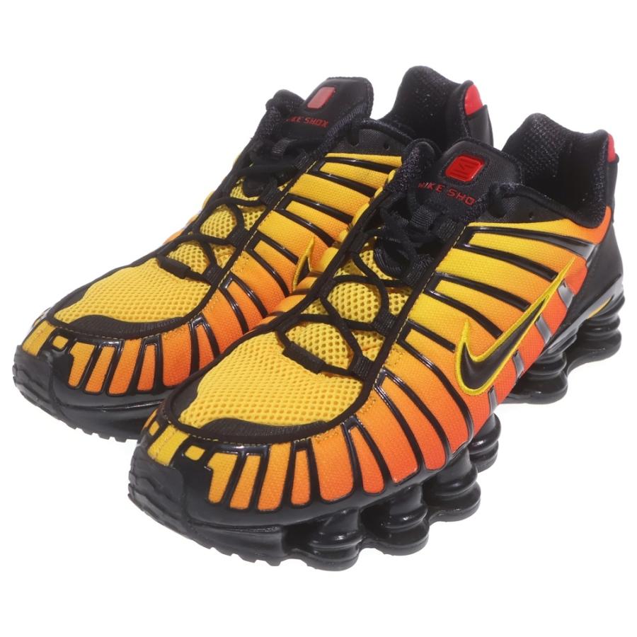 NIKE ナイキ Shox TL Sunrise ショックス サンライズ ローカットスニーカー ブラック/オレンジ US12/30cm AV3595-004 NIKE（ナイキ） Shox TL Sunrise ショックス サンライズ ローカット