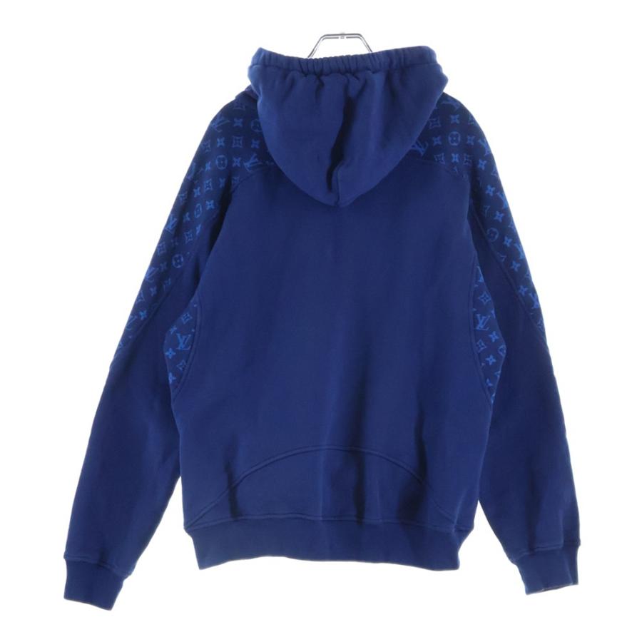 LOUIS VUITTON ルイヴィトン 22AW モノグラム サークルカット スウェットパーカー フーディ ブルー RM222Q UYR HNY40W_1