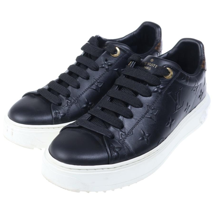 【極美品】現行モデル★ルイヴィトンLouis Vuitton タイムアウト36 LOUIS VUITTON（ルイ・ヴィトン） タイムアウト ライン スニーカー