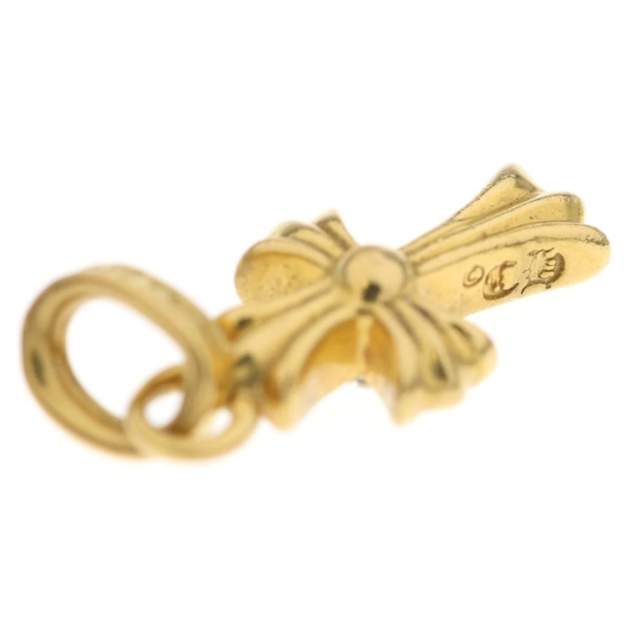 CHROME HEARTS - クロムハーツ 22K CRS BBYFAT P/DIA ベイビーファットクロス PAVE時刻表 シャンデリアいの一番 ゴールド BCA035