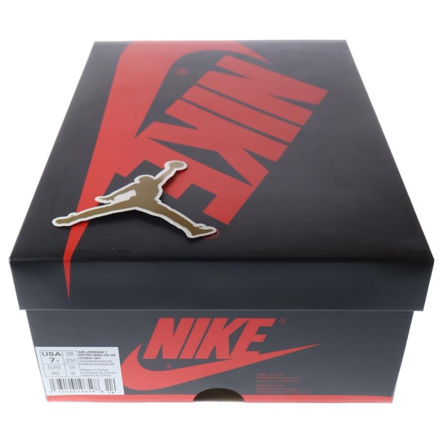 NIKE（ナイキ） AIR JORDAN 1 RETRO HI OG GS Gym Red エアジョーダン