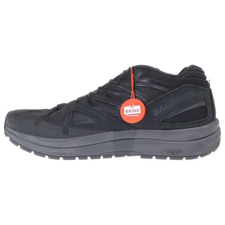 SALOMON サロモン Odyssey 1 Leather Advanced ローカットスニーカー ブラック US9/27cm 417523 SALOMON（サロモン） Odyssey 1 Leather Advanced ローカット