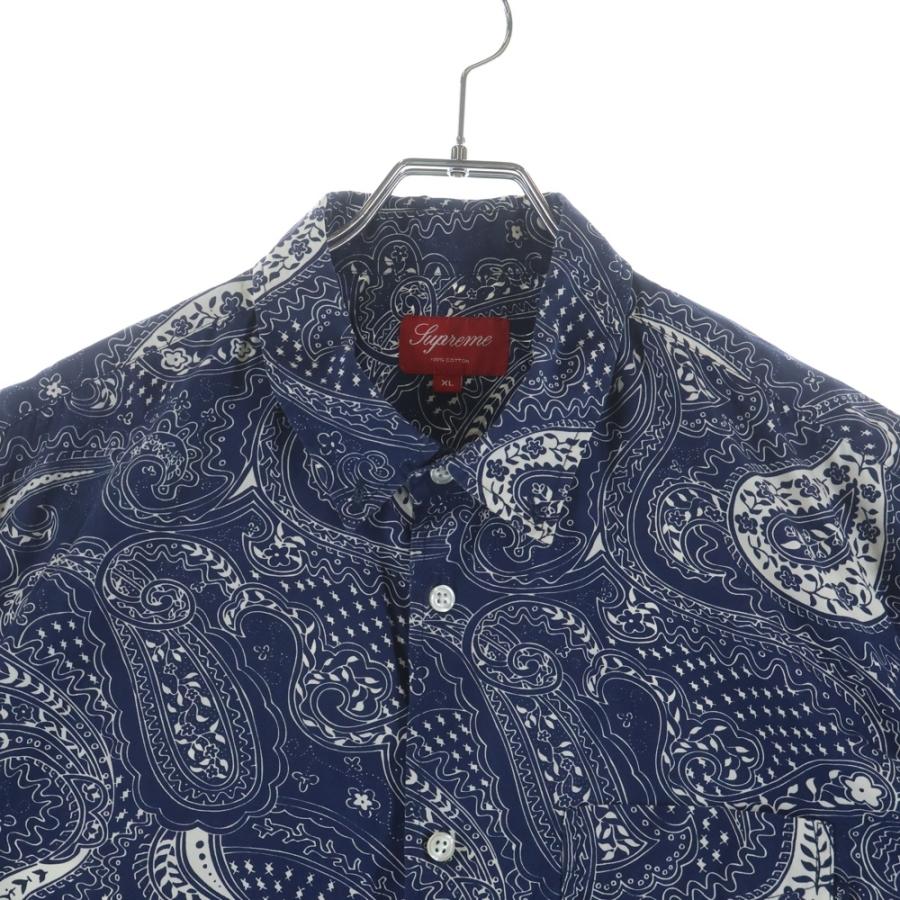Supreme（シュプリーム） 13SS Paisley S/S Shirt ペイズリー柄 半袖