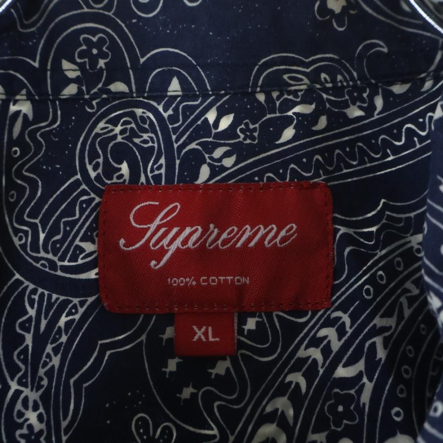 Supreme（シュプリーム） 13SS Paisley S/S Shirt ペイズリー柄 半袖