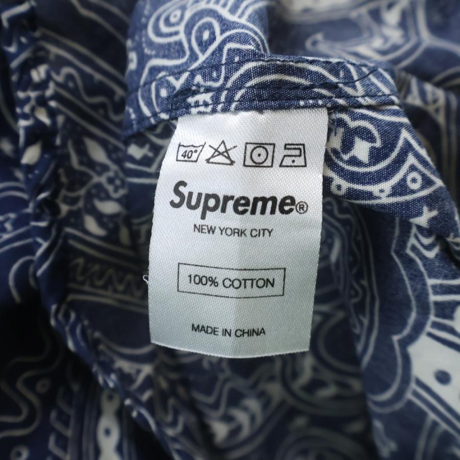 Supreme（シュプリーム） 13SS Paisley S/S Shirt ペイズリー柄 半袖