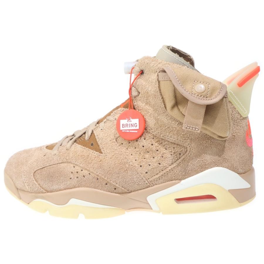 NIKE（ナイキ） ×TRAVIS SCOTT AIR JORDAN 6 RETRO SP BRITISH KAHKI 