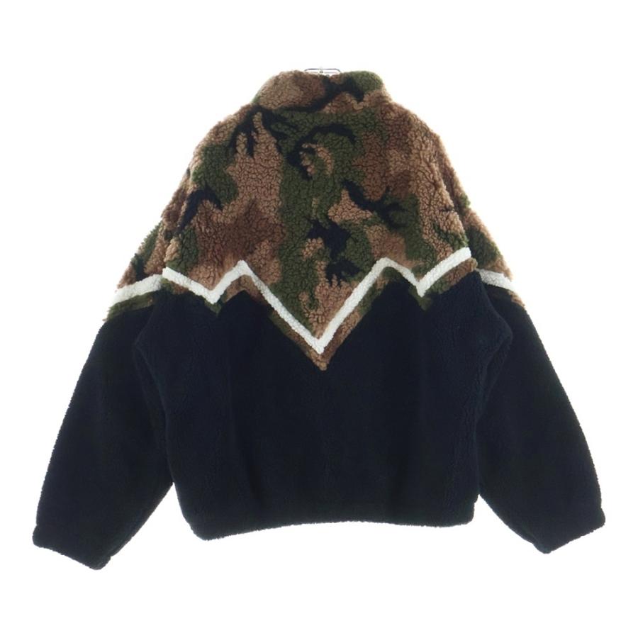 CELINE（セリーヌ） 22SS バイマテリアル カモフラージュフリース 