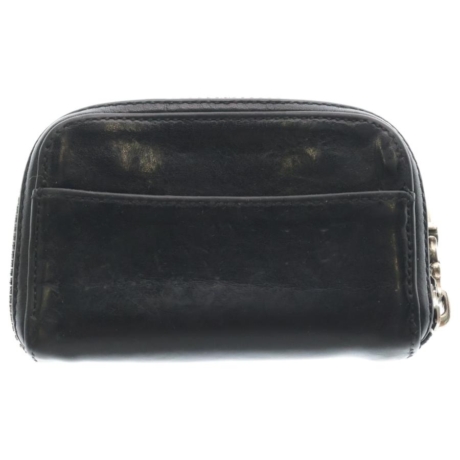 CHROME HEARTS クロムハーツ COIN CASE ダガーラウンドジップレザー 