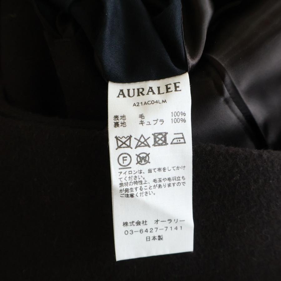 AURALEE（オーラリー） 21AW DOUBLE CLOTH LIGHT MELTON HALF COAT