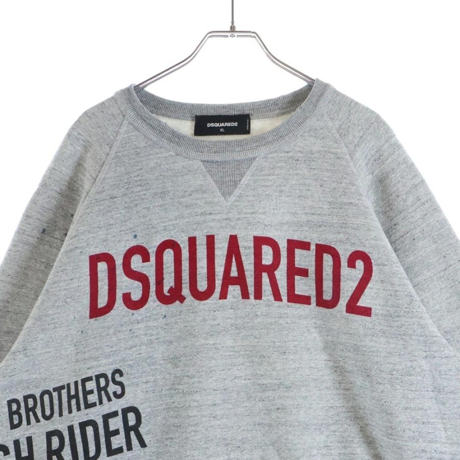 DSQUARED2（ディースクエアード） 18AW フロントロゴ クルーネック