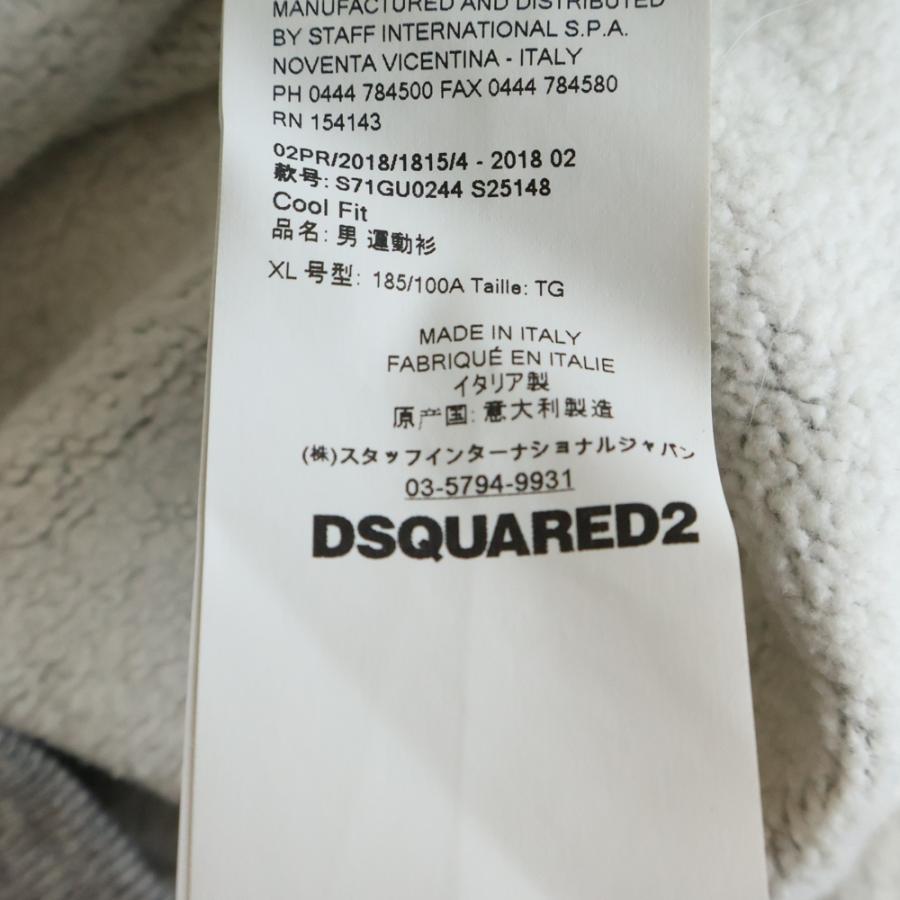 DSQUARED2（ディースクエアード） 18AW フロントロゴ クルーネック