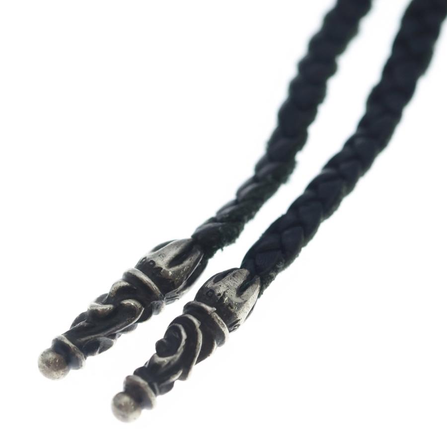 CHROME HEARTS（クロムハーツ） LEATHER BRAID SCROLL ネックレス
